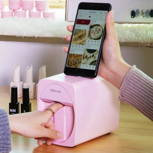 Mobile 3D Nail Printer Machine